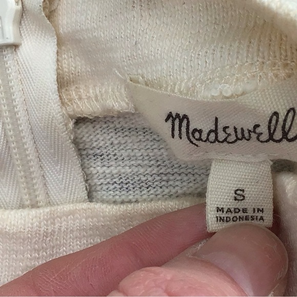 Madewell Mixtape Colorblock Heathered Mock Neck Sleeveless Knit Top​ Size Small - Picture 3 of 6